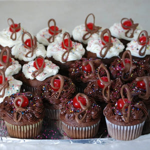 Cherry-Topped with Chocolate Bow